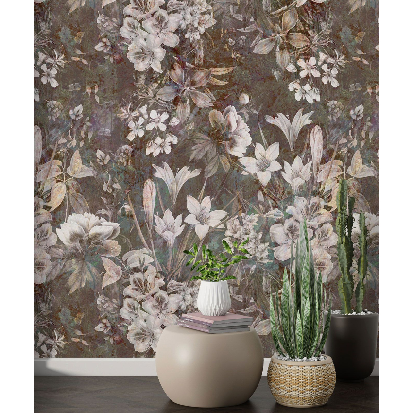 Papier peint motif XL - Motif floral