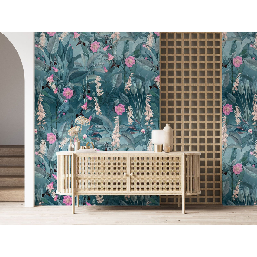 Papier peint motif XL - Motif floral