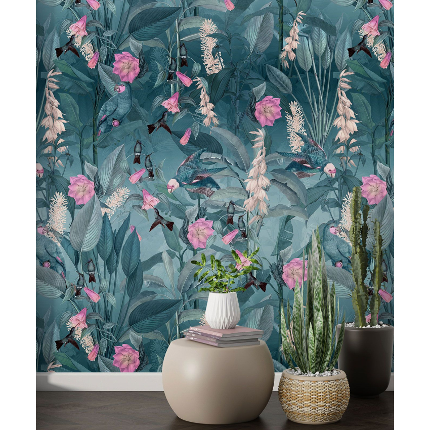 Papier peint motif XL - Motif floral