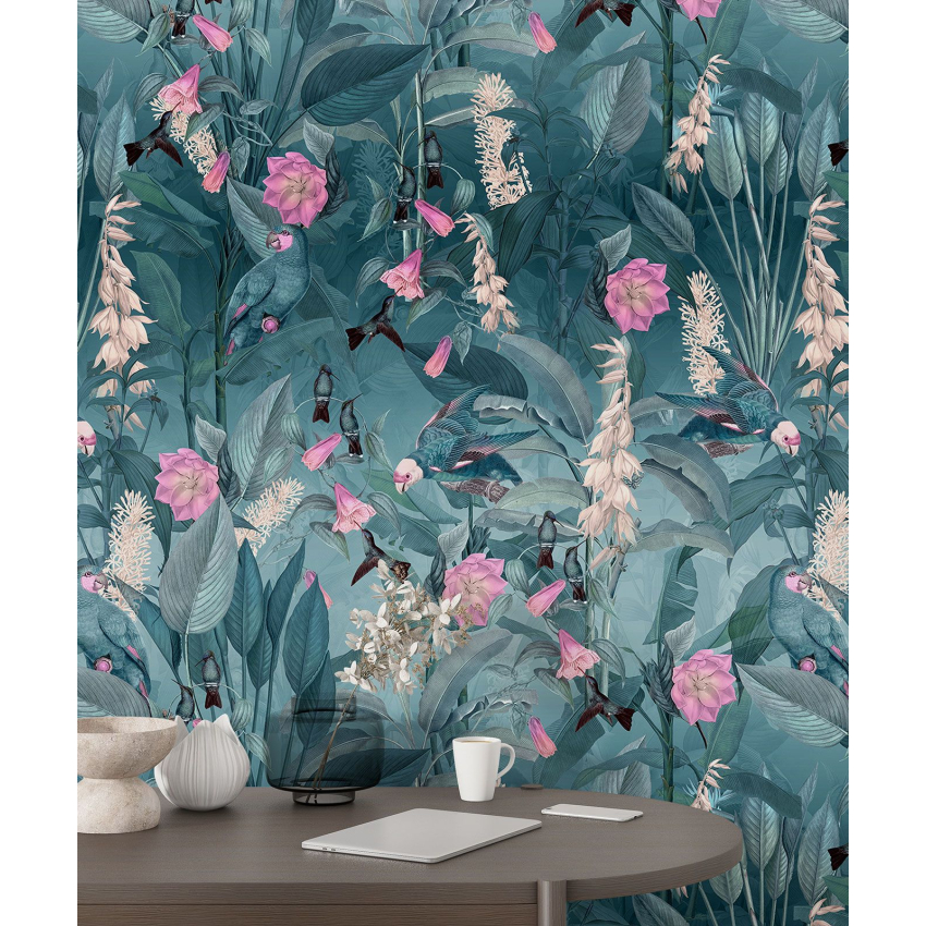 Papier peint motif XL - Motif floral