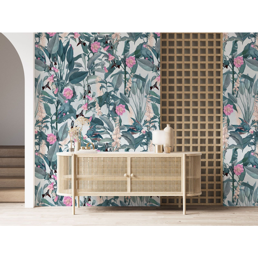 Papier peint motif XL - Motif floral
