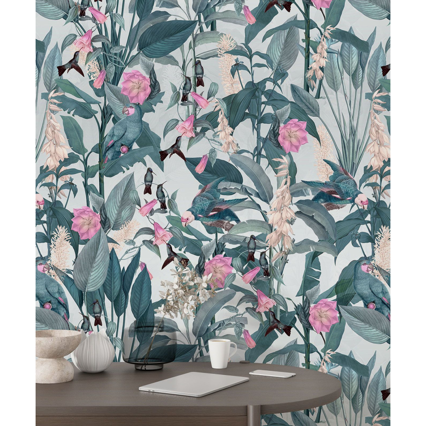 Papier peint motif XL - Motif floral