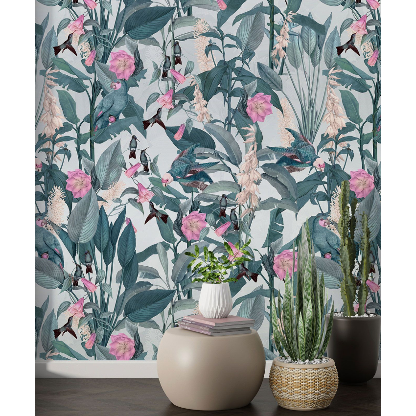 Papier peint motif XL - Motif floral