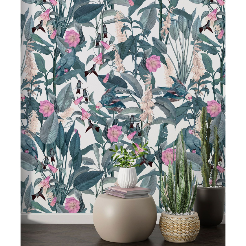 Papier peint motif XL - Motif floral