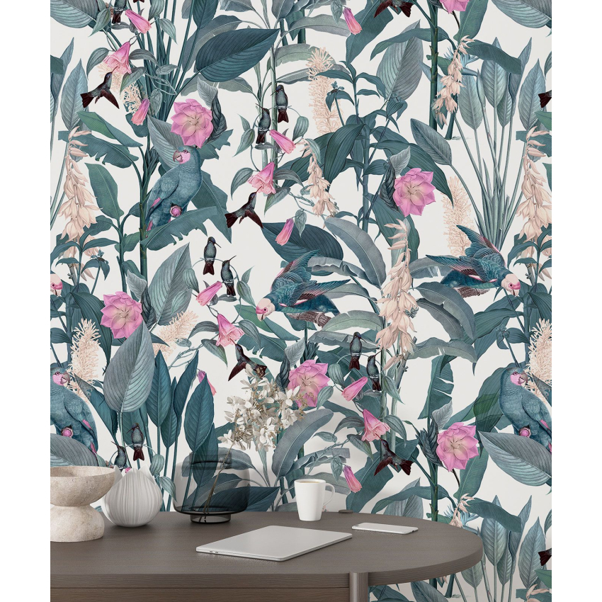 Papier peint motif XL - Motif floral