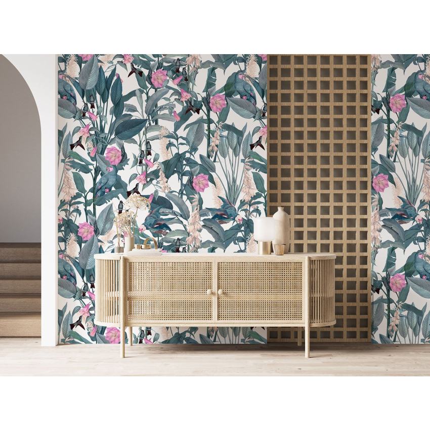 Papier peint motif XL - Motif floral
