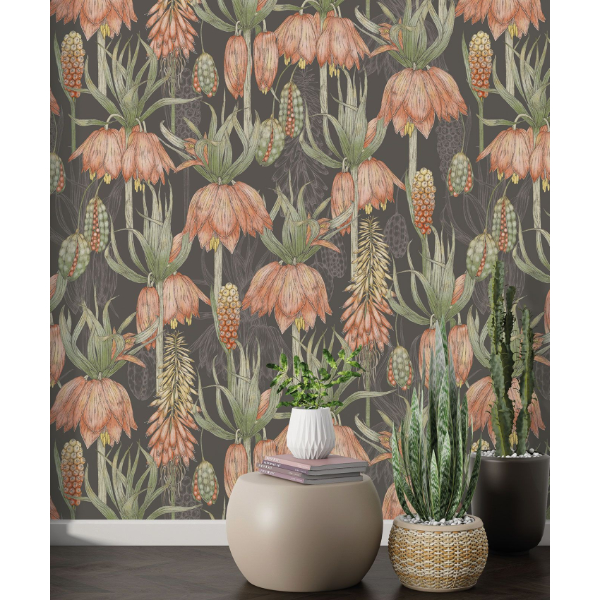 Papier peint motif XL - Motif floral