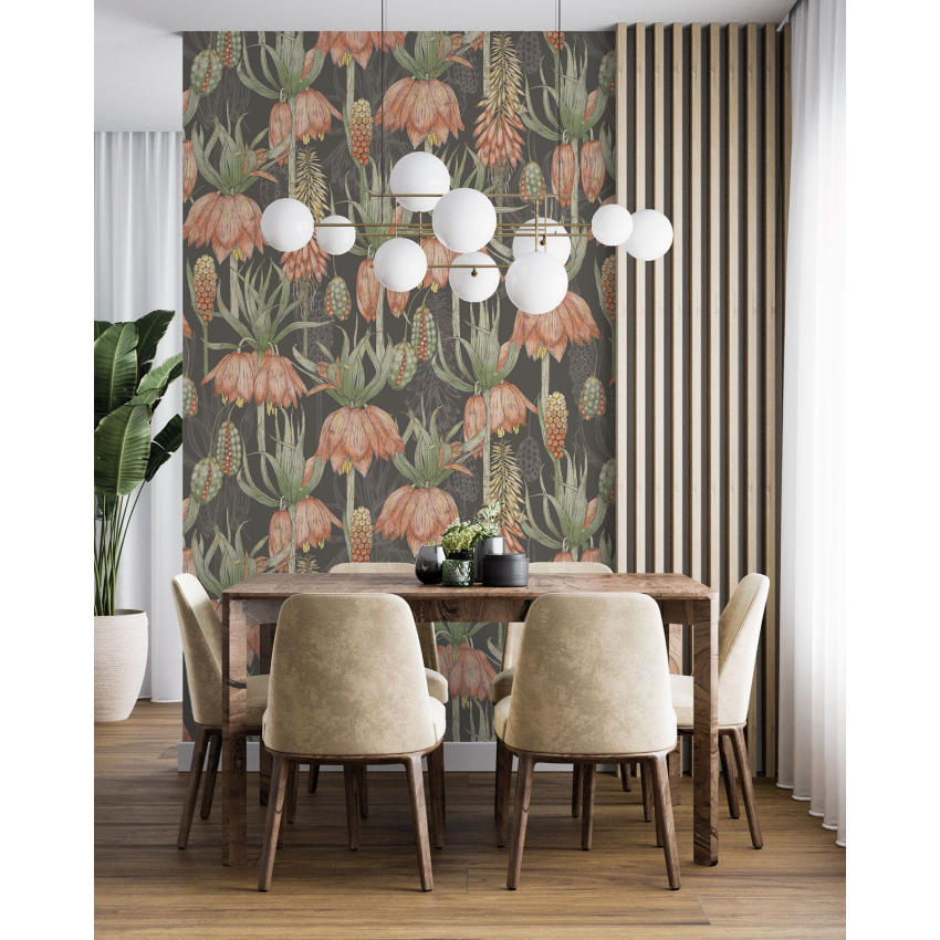Papier peint motif XL - Motif floral