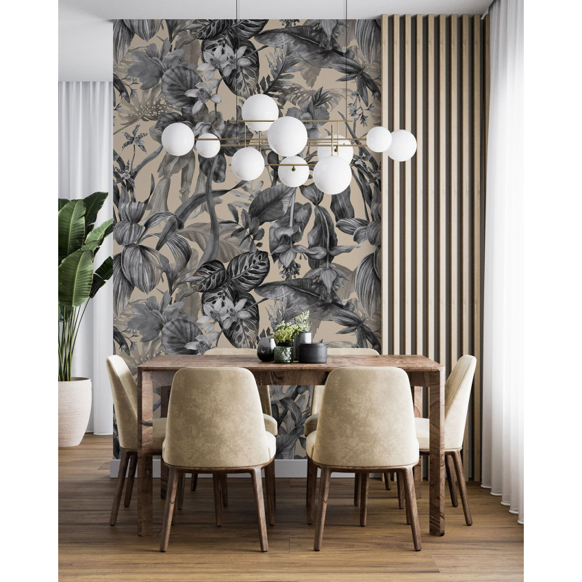 Papier peint motif XL - Motif floral