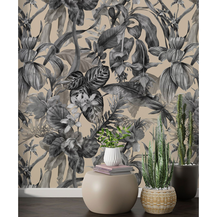 Papier peint motif XL - Motif floral