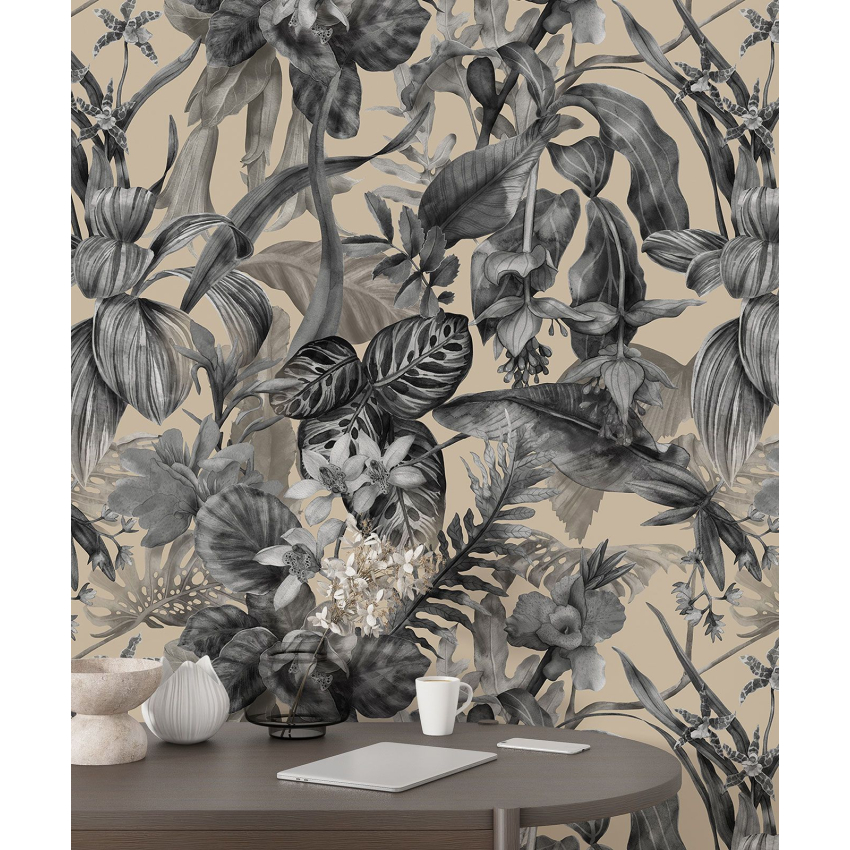 Papier peint motif XL - Motif floral