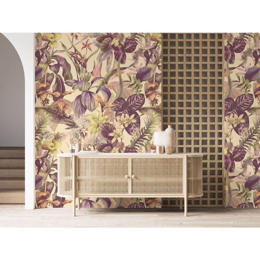 Papier peint motif XL - Motif floral
