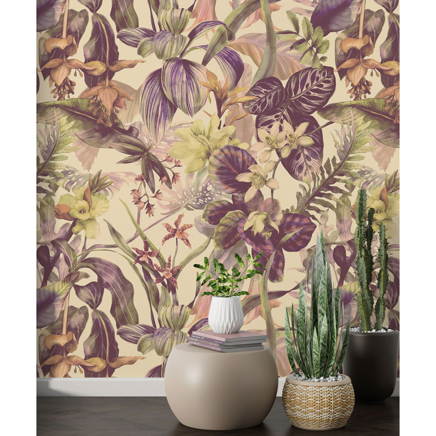 Papier peint motif XL - Motif floral