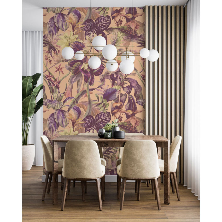 Papier peint motif XL - Motif floral