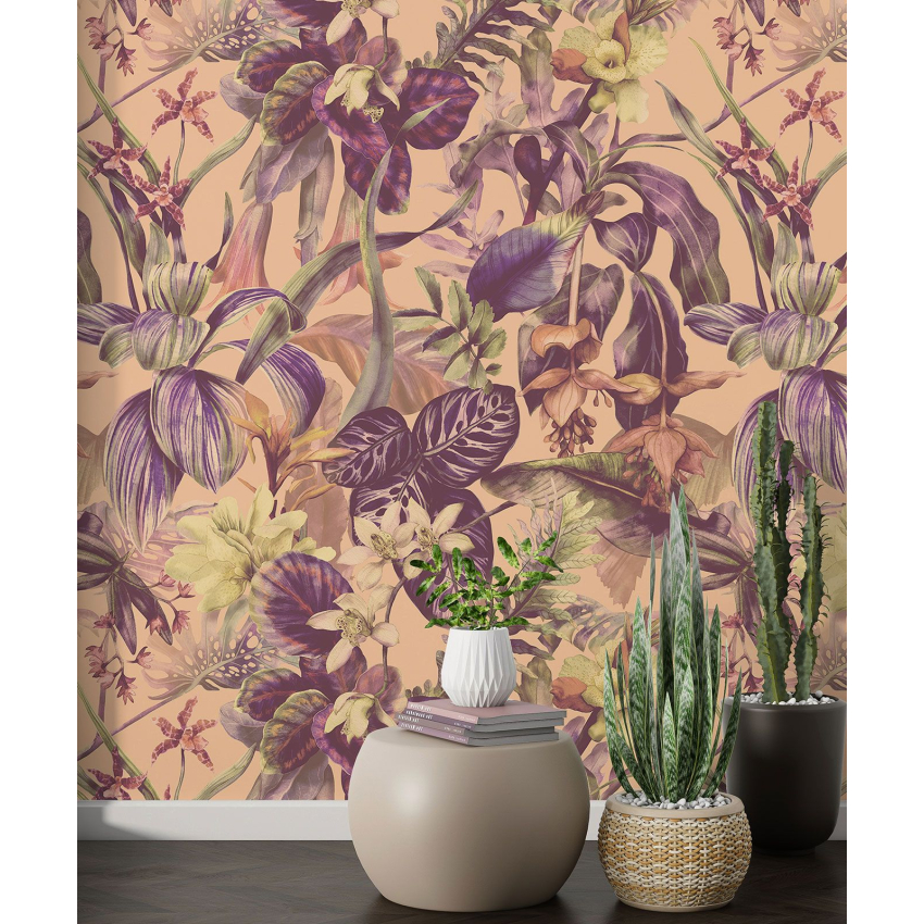 Papier peint motif XL - Motif floral
