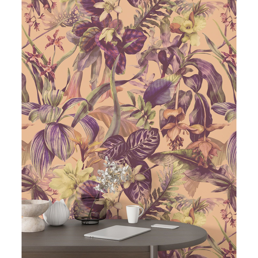 Papier peint motif XL - Motif floral
