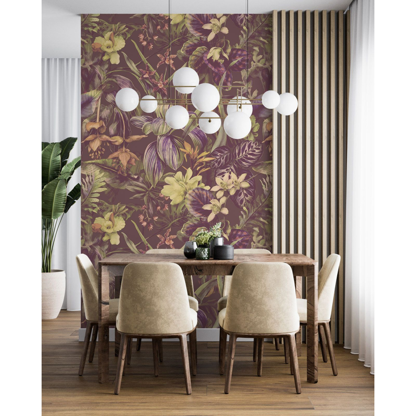 Papier peint motif XL - Motif floral