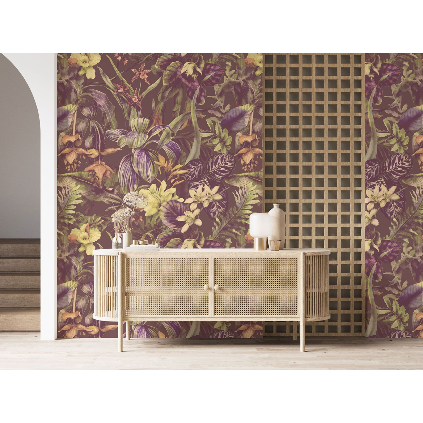 Papier peint motif XL - Motif floral