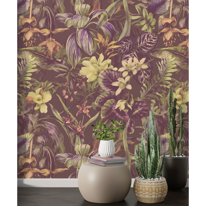 Papier peint motif XL - Motif floral
