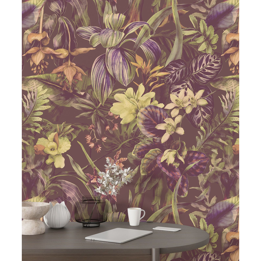 Papier peint motif XL - Motif floral