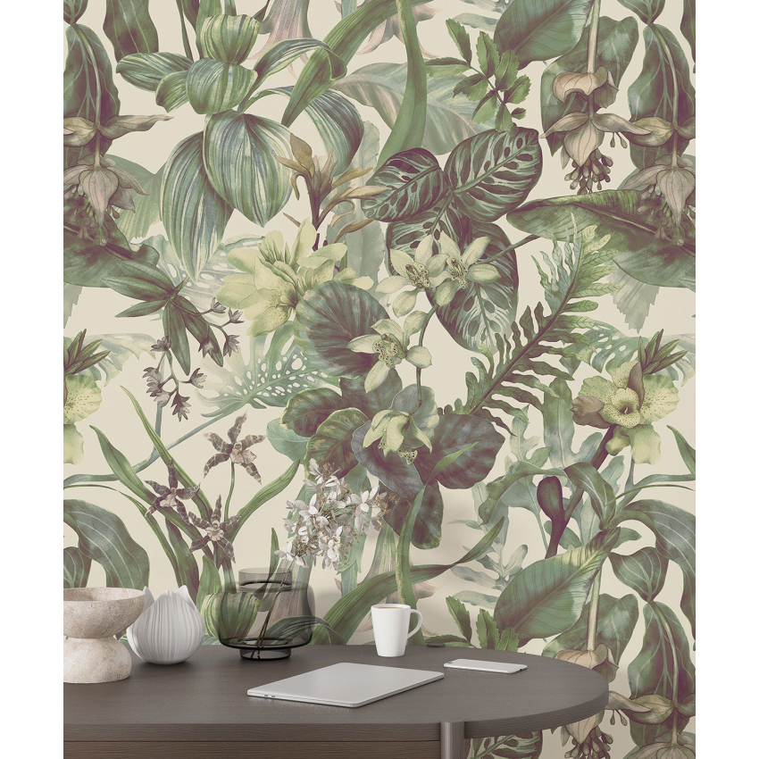 Papier peint motif XL - Motif floral