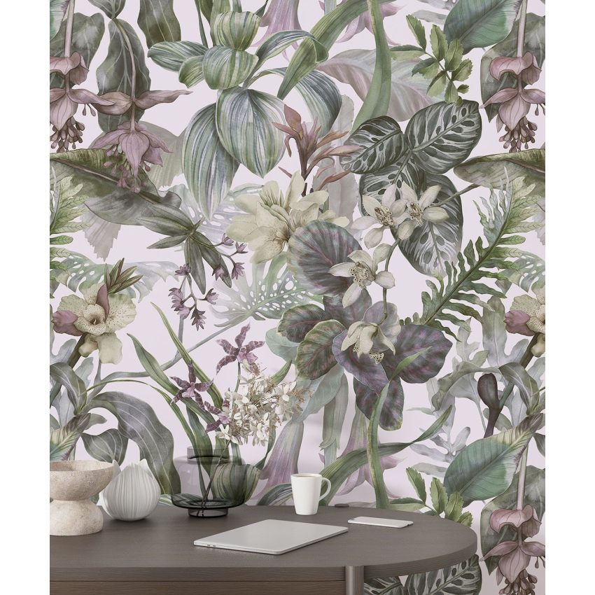 Papier peint motif XL - Motif floral