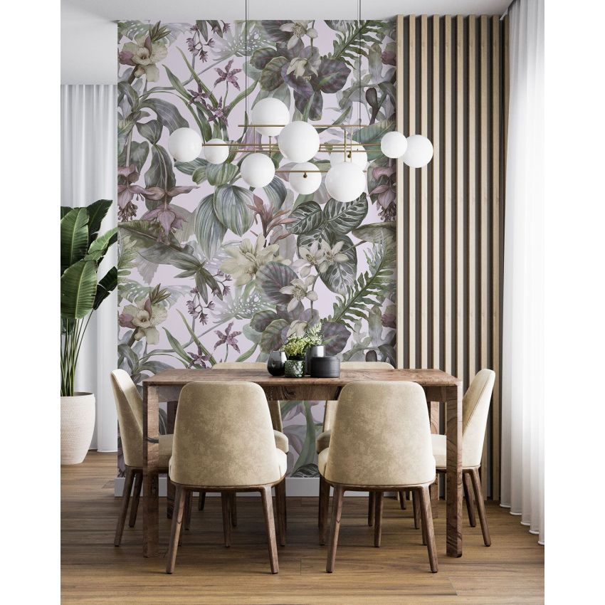 Papier peint motif XL - Motif floral