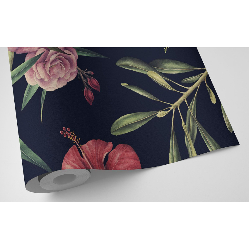 Papier peint motif XL - Motif floral