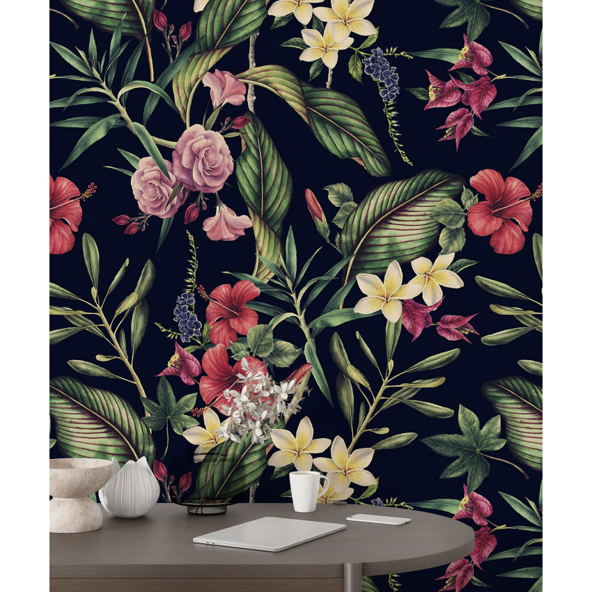Papier peint motif XL - Motif floral