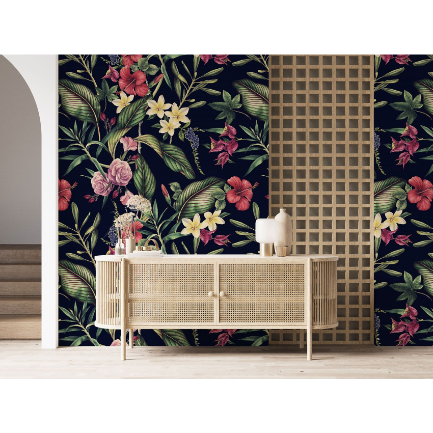 Papier peint motif XL - Motif floral