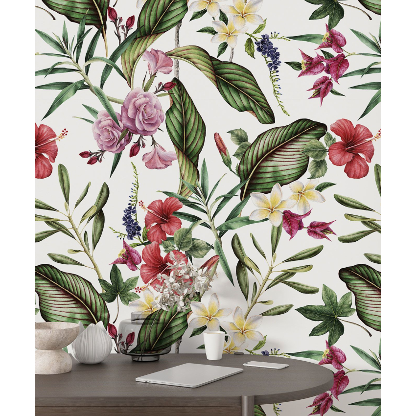Papier peint motif XL - Motif floral