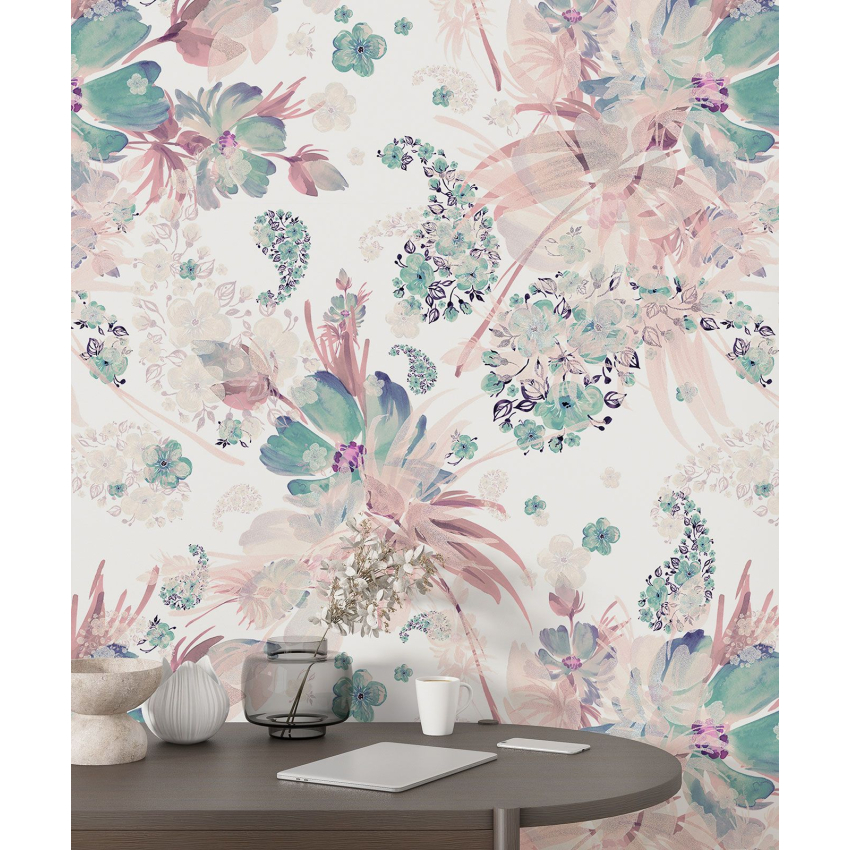 Papier peint motif XL - Motif floral