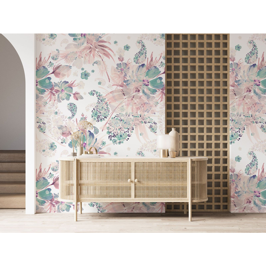 Papier peint motif XL - Motif floral