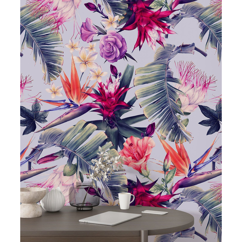 Papier peint motif XL - Motif floral