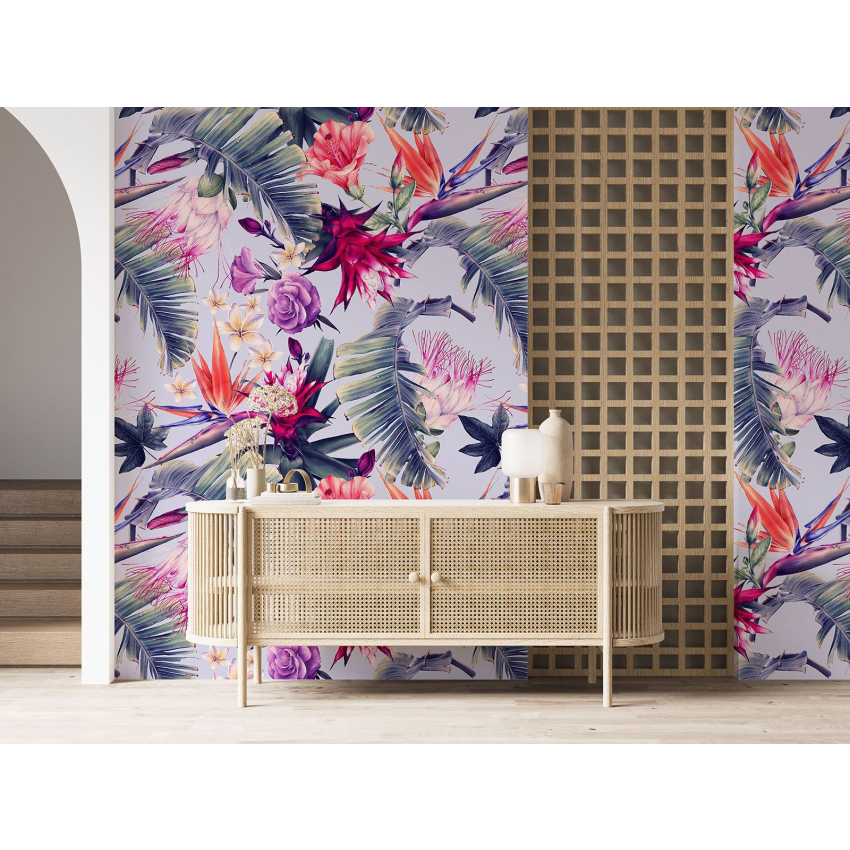 Papier peint motif XL - Motif floral