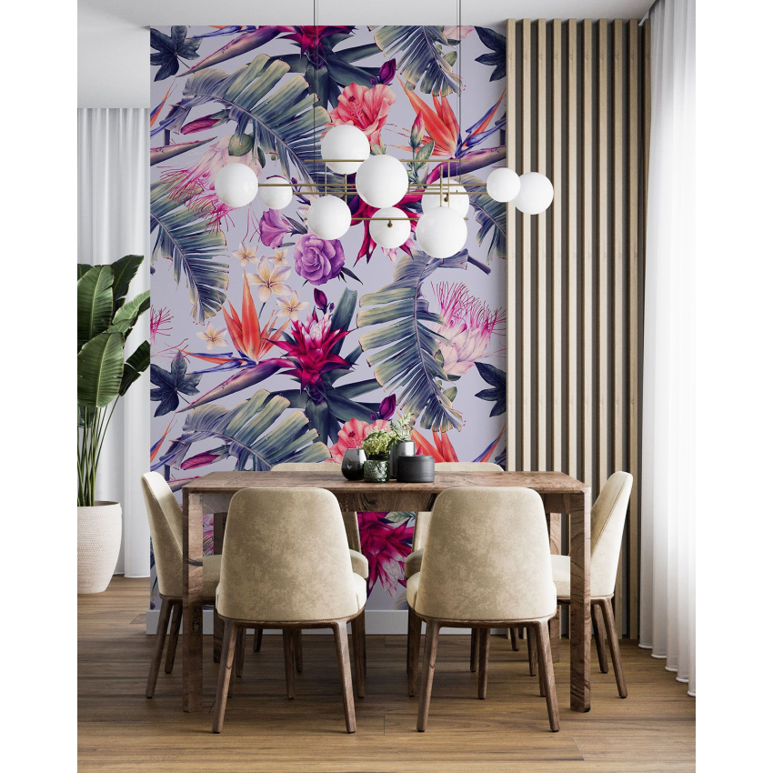 Papier peint motif XL - Motif floral