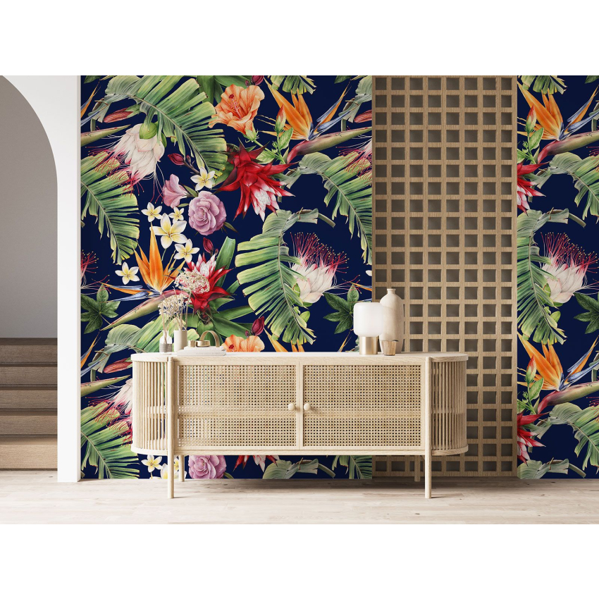 Papier peint motif XL - Motif floral
