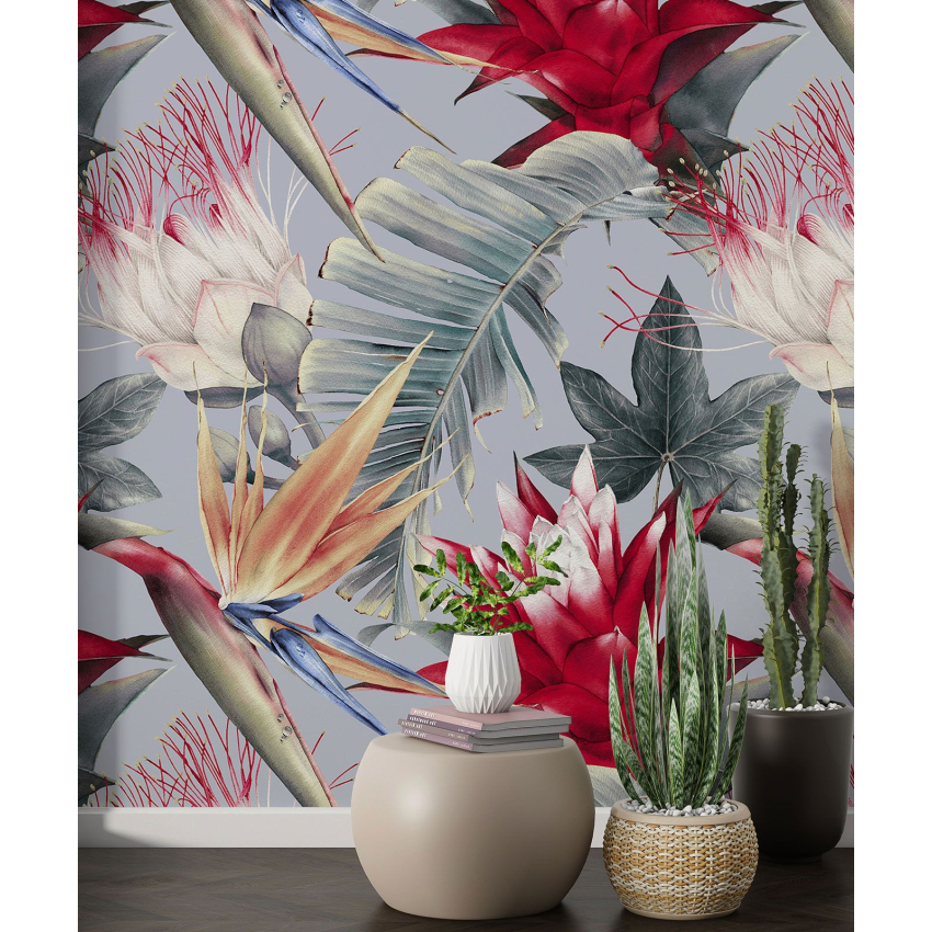 Papier peint motif XL - Motif floral