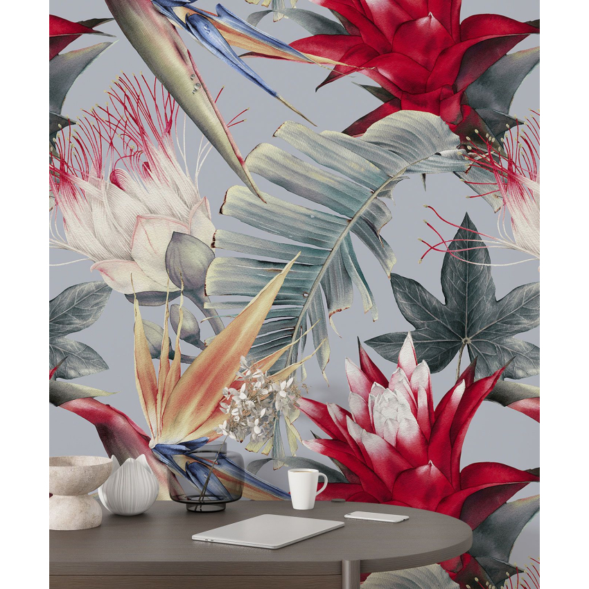 Papier peint motif XL - Motif floral