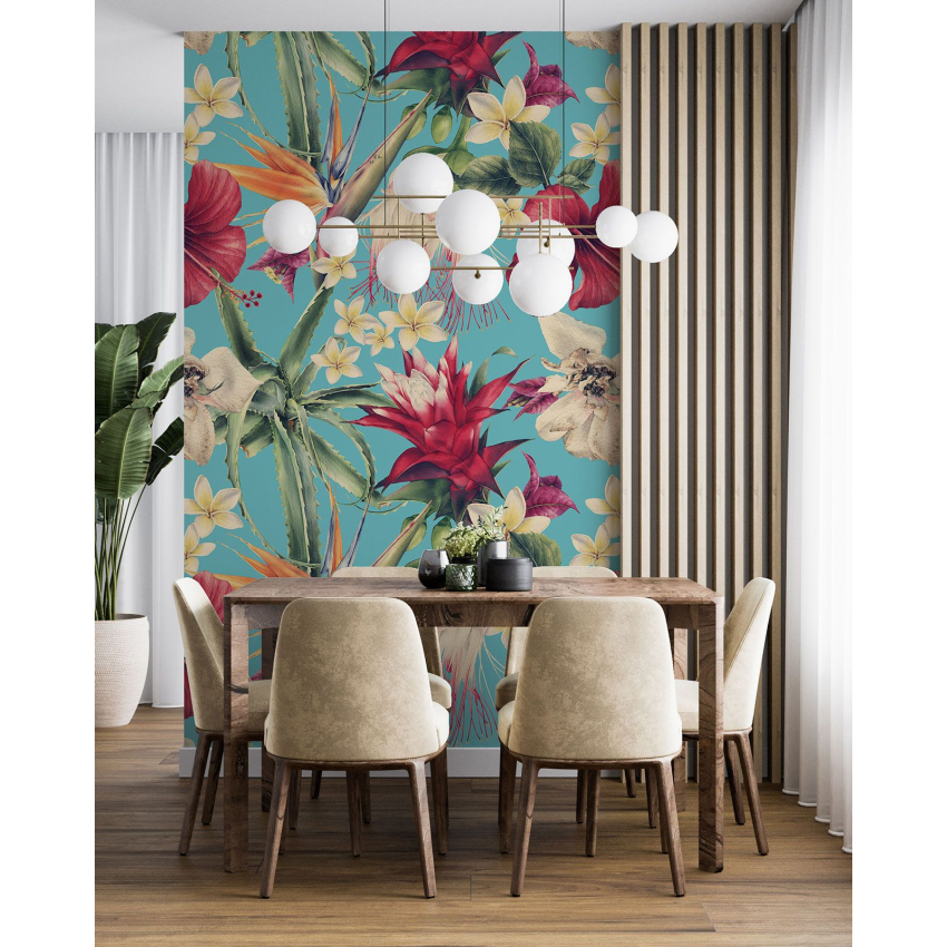Papier peint motif XL - Motif floral