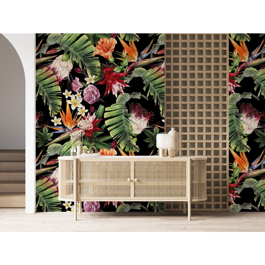 Papier peint motif XL - Motif floral