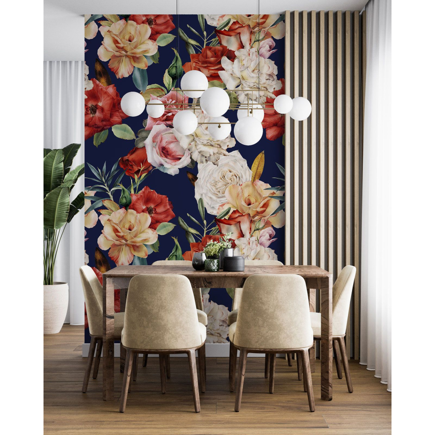 Papier peint motif XL - Motif floral