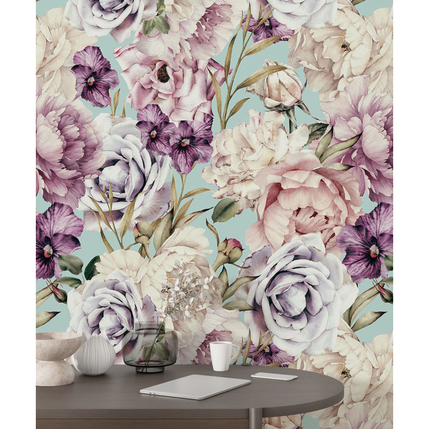 Papier peint motif XL - Motif floral