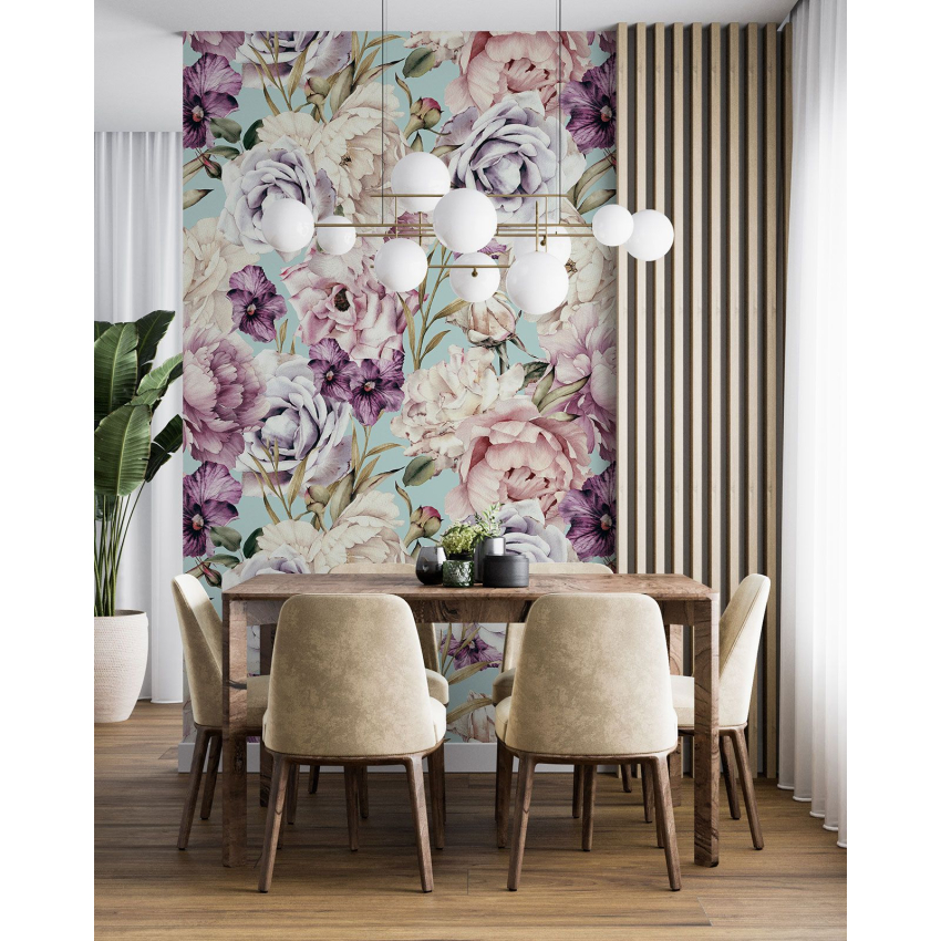 Papier peint motif XL - Motif floral