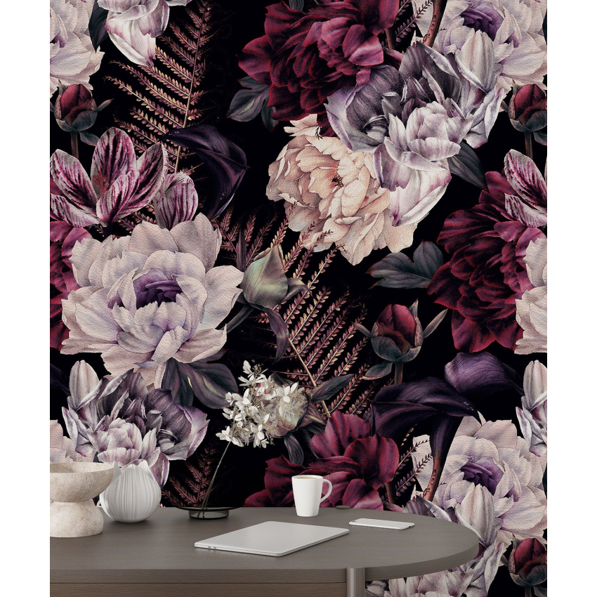 Papier peint motif XL - Motif floral