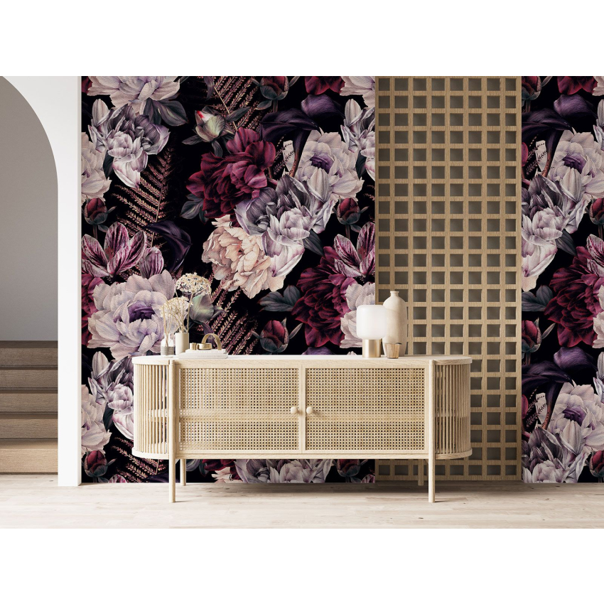 Papier peint motif XL - Motif floral