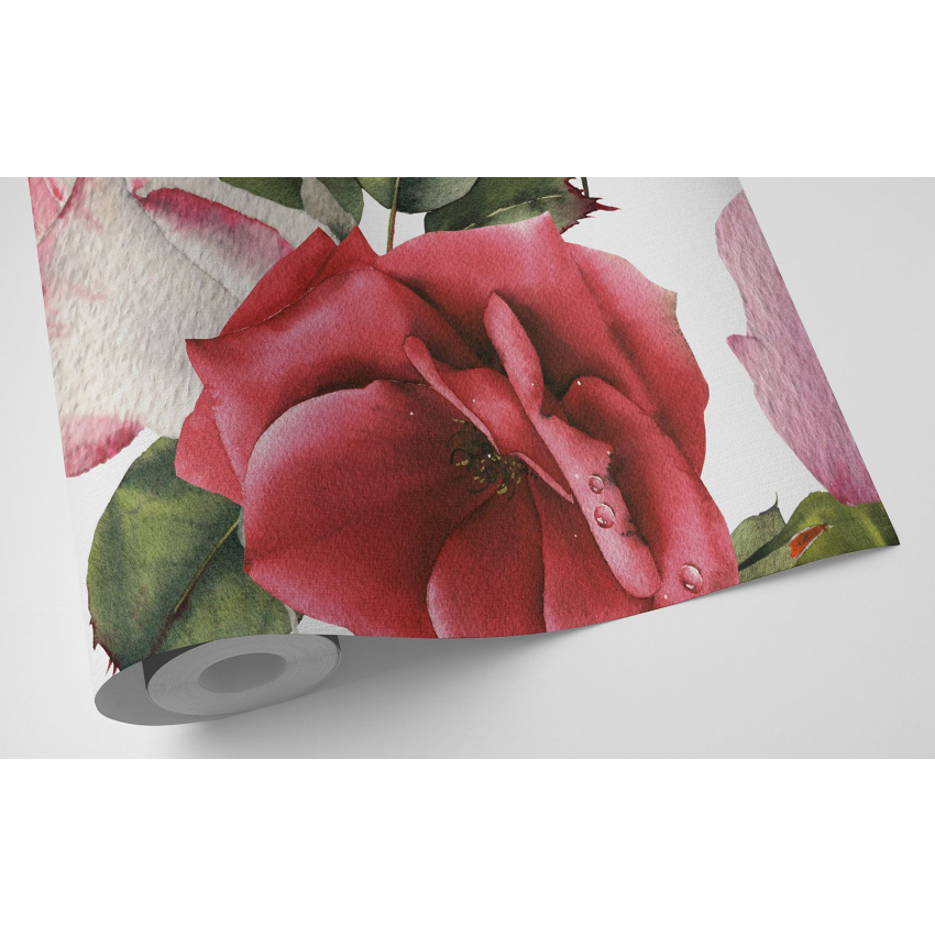 Papier peint motif XL - Motif floral