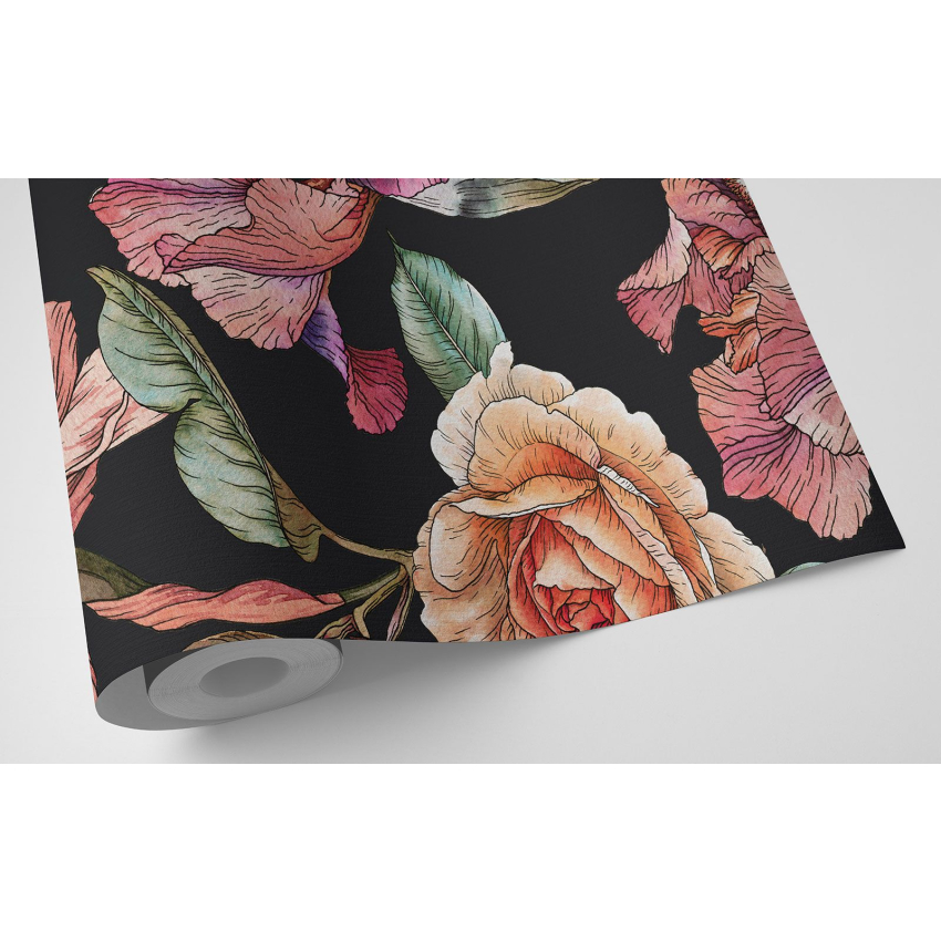 Papier peint motif XL - Motif floral