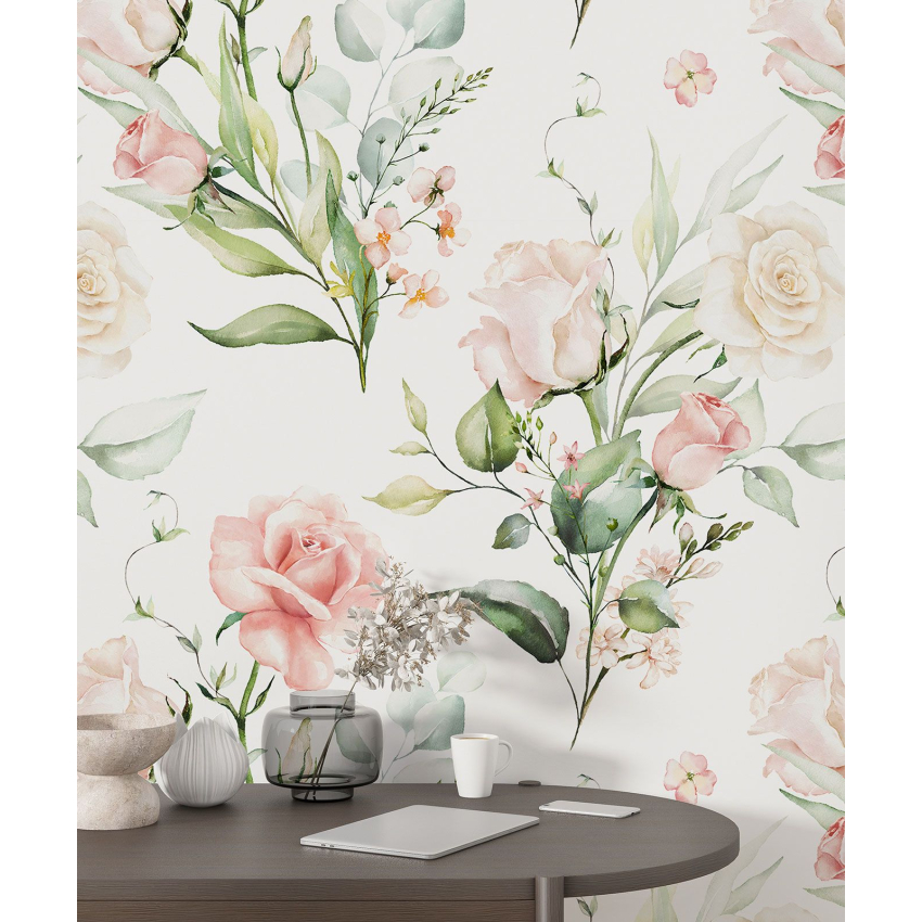 Papier peint motif XL - Motif floral