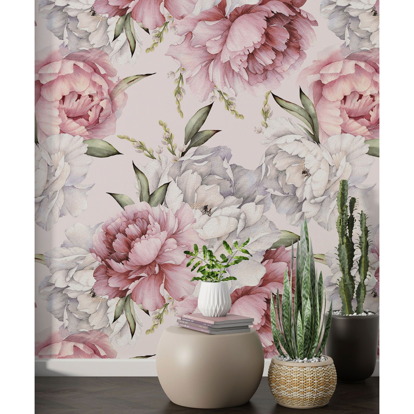 Papier peint motif XL - Motif floral